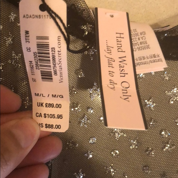 SALE❤️VS DREAM ANGEL GLITTER STAR ROBE NWT - Picture 5 of 7